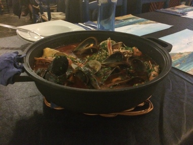 Delicious seafood stew in Cadaquez