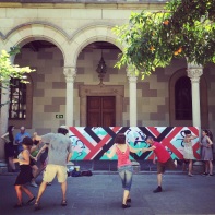 Lindy Hop on Sundays along with vintage market, Barcelona University